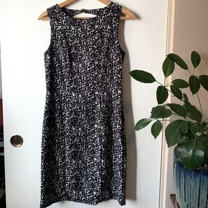 Black Patterned Dress